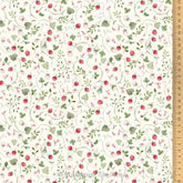 Baumwollstoff Erdbeerfeld Acufactum